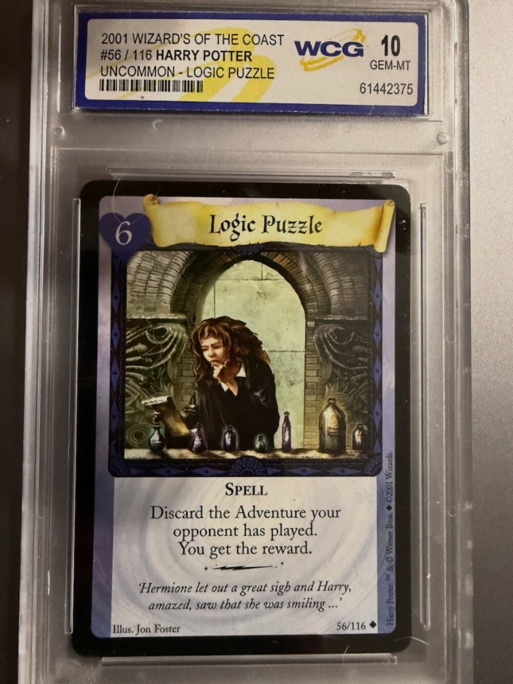 Logic Puzzle #56 | 2001 Wizards of the Coast | WCG 10
